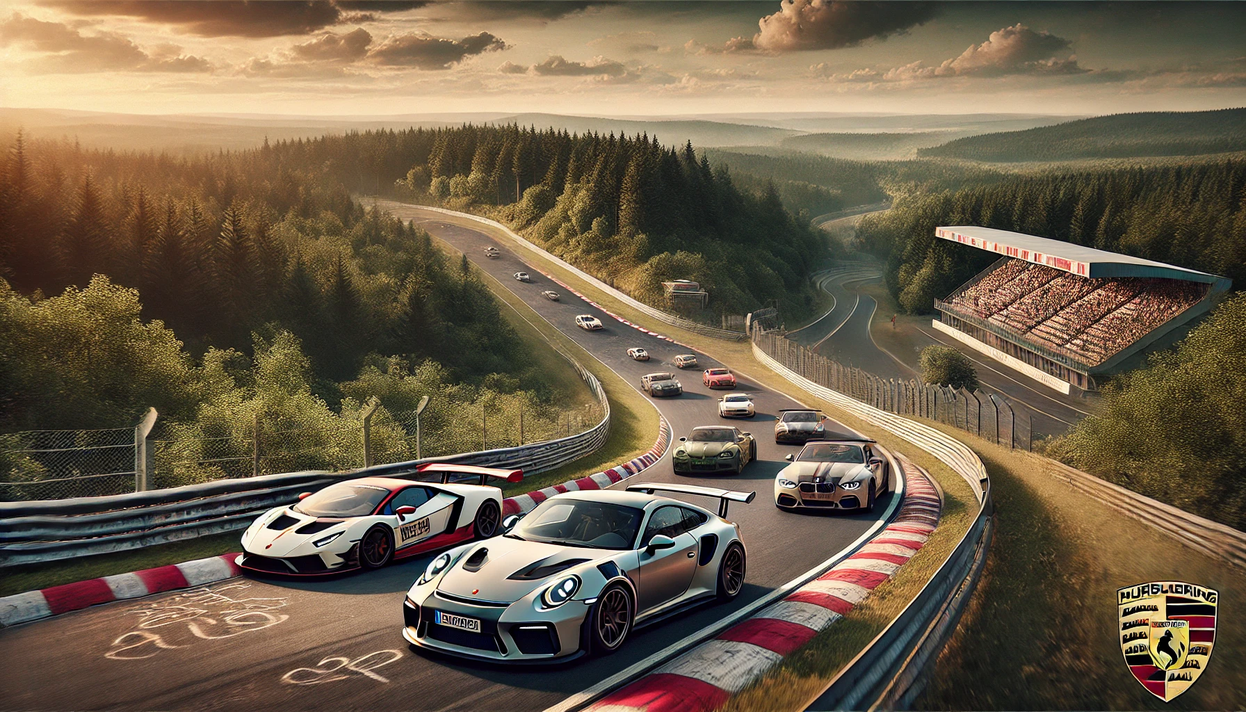 Les meilleures voitures pour le nurburgring, porsche gt3 rs, Lamborghini SVJ, Ferrari 458 pista