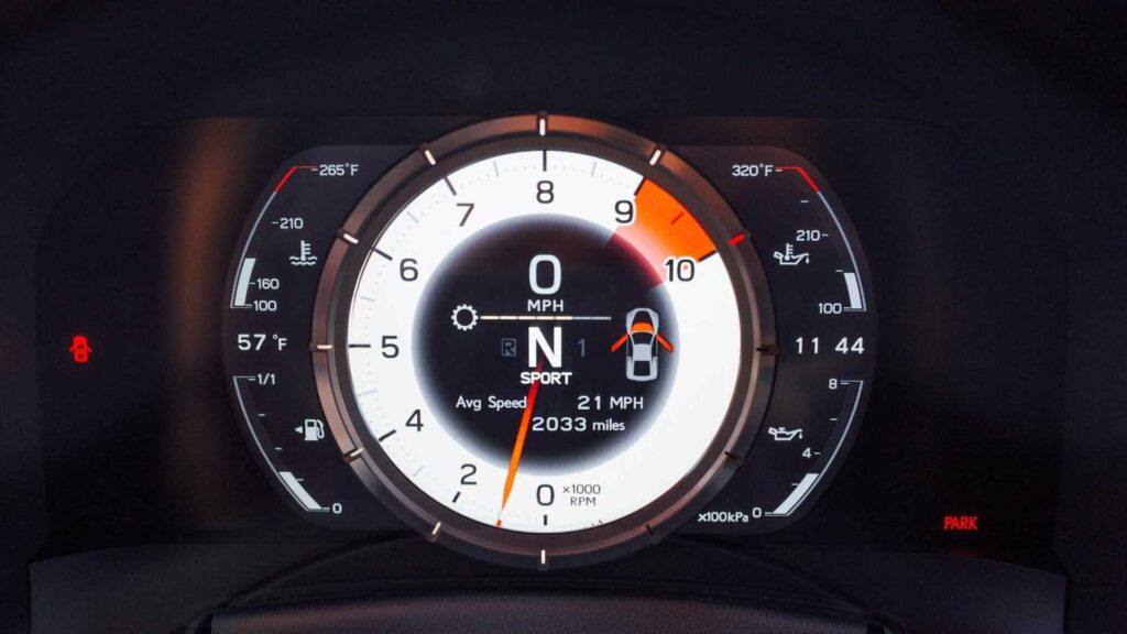 Lexus LFA Nurburgring compteur de vitesse