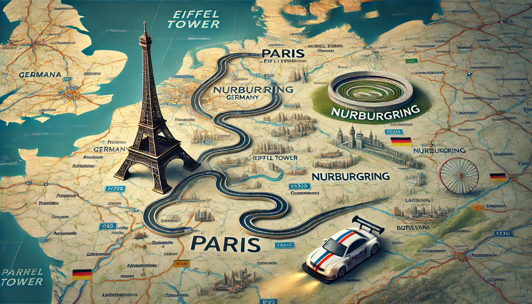Nurburgring depuis Paris