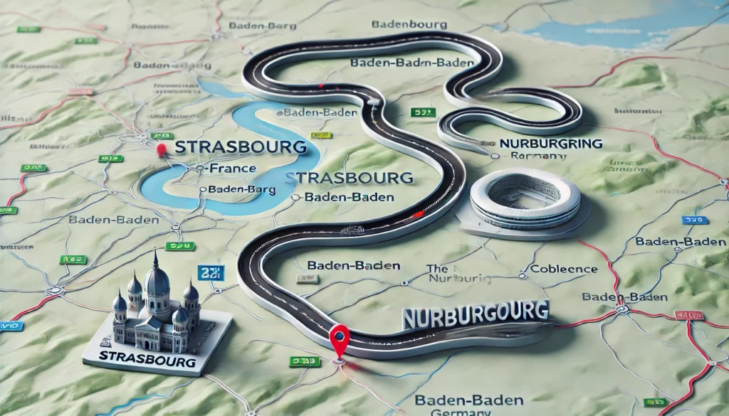 Nurburgring depuis Strasbourg