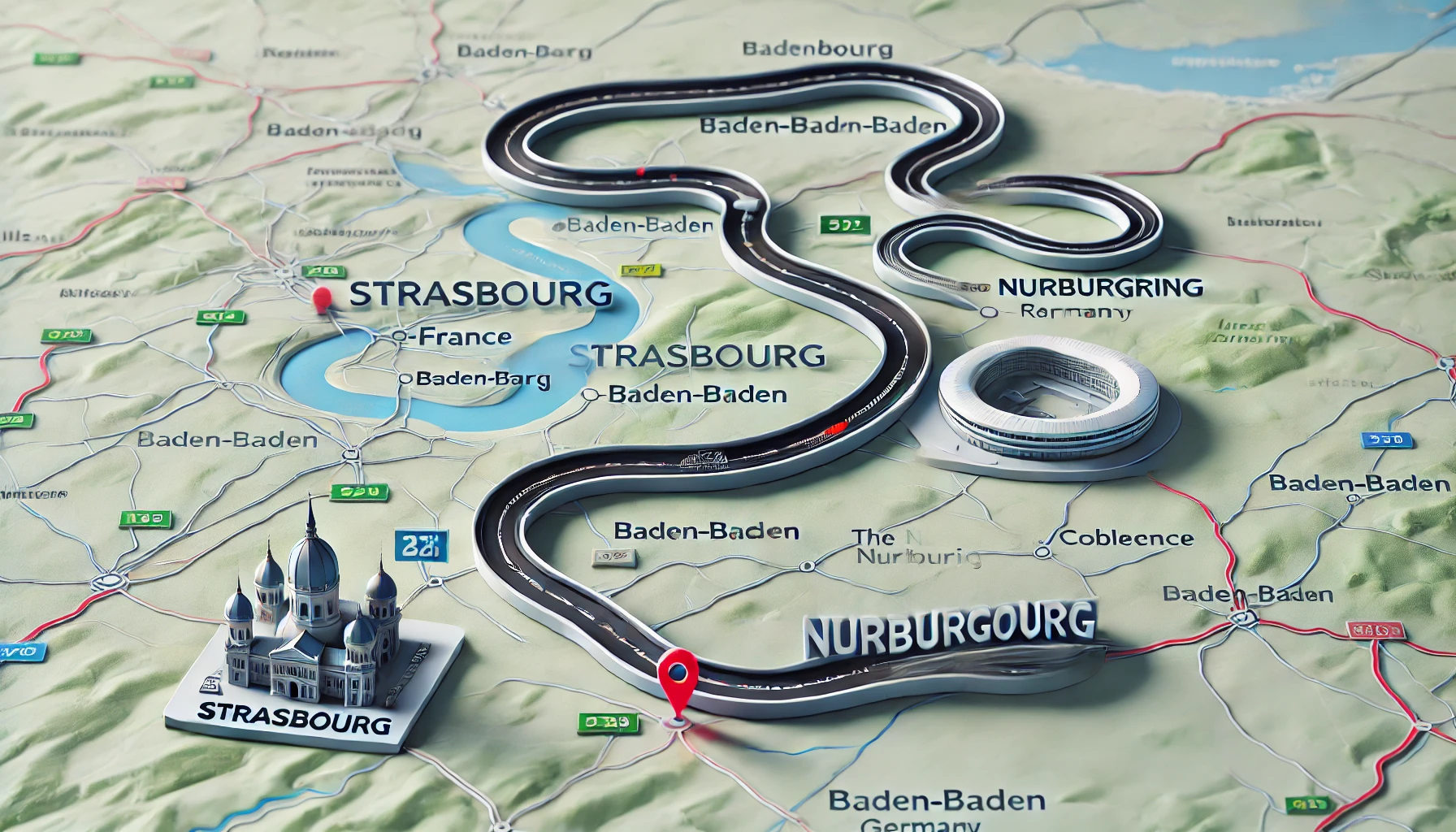 Nurburgring depuis Strasbourg