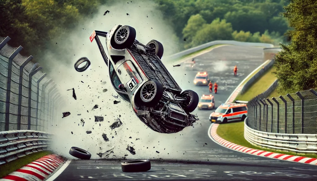 Accident sur la Nordschleife