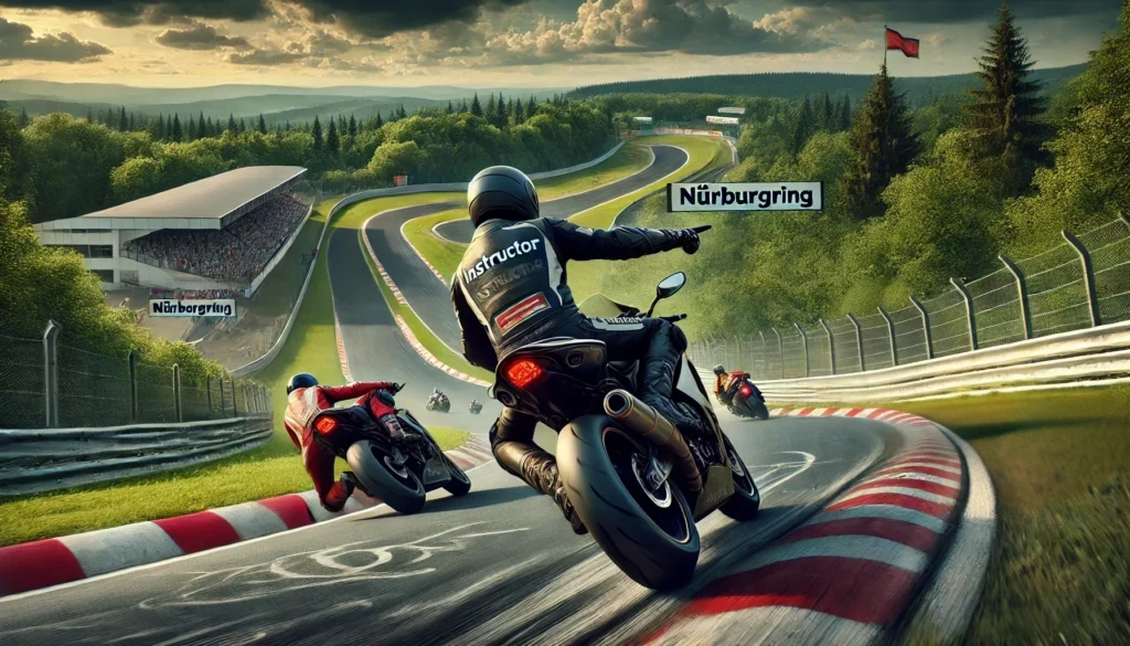 Moto sur le Nurburgring