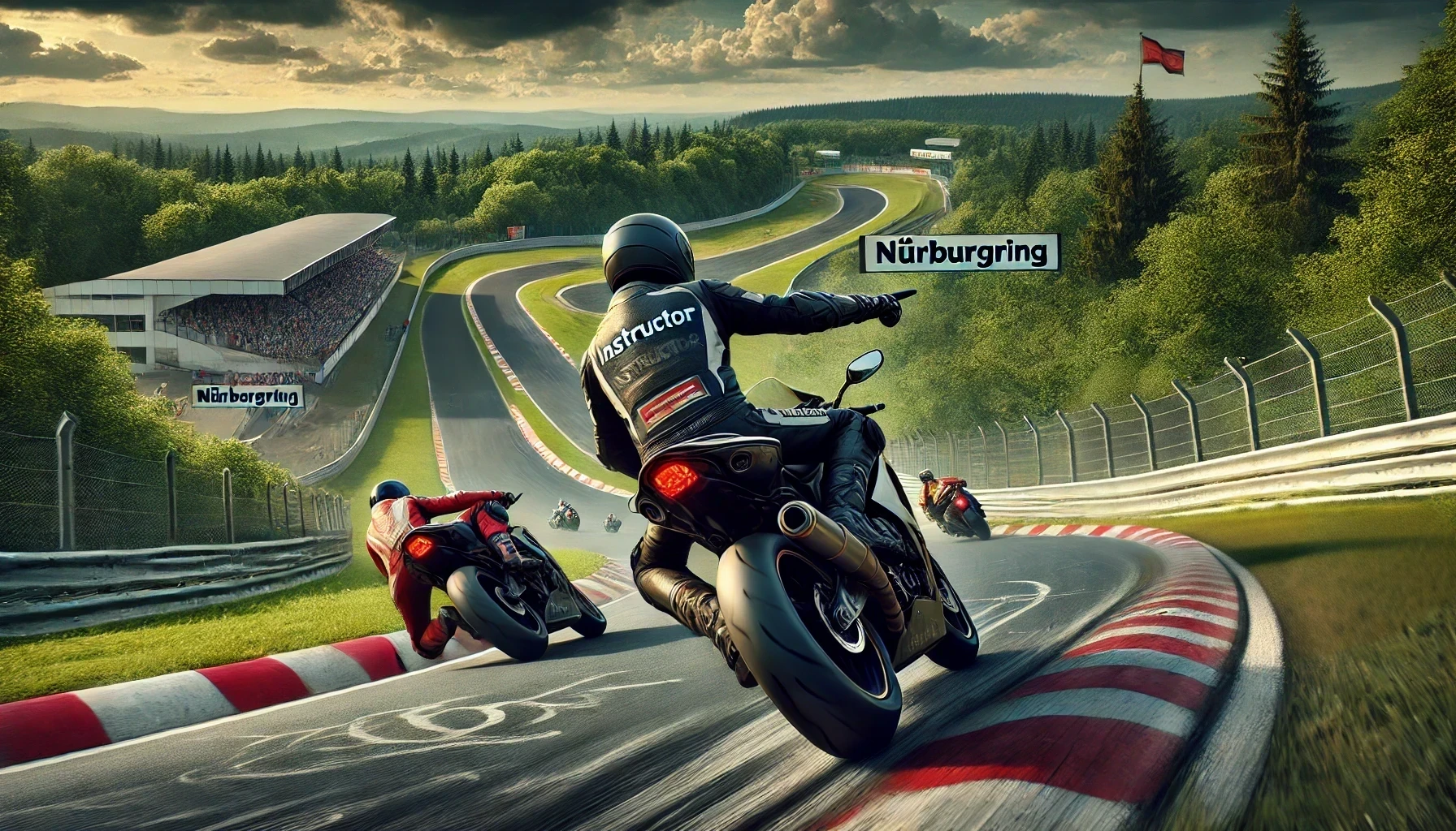 Moto sur le Nurburgring