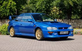 voitures de sport mythiques années 90 Subaru Impreza 22B STI (1998)